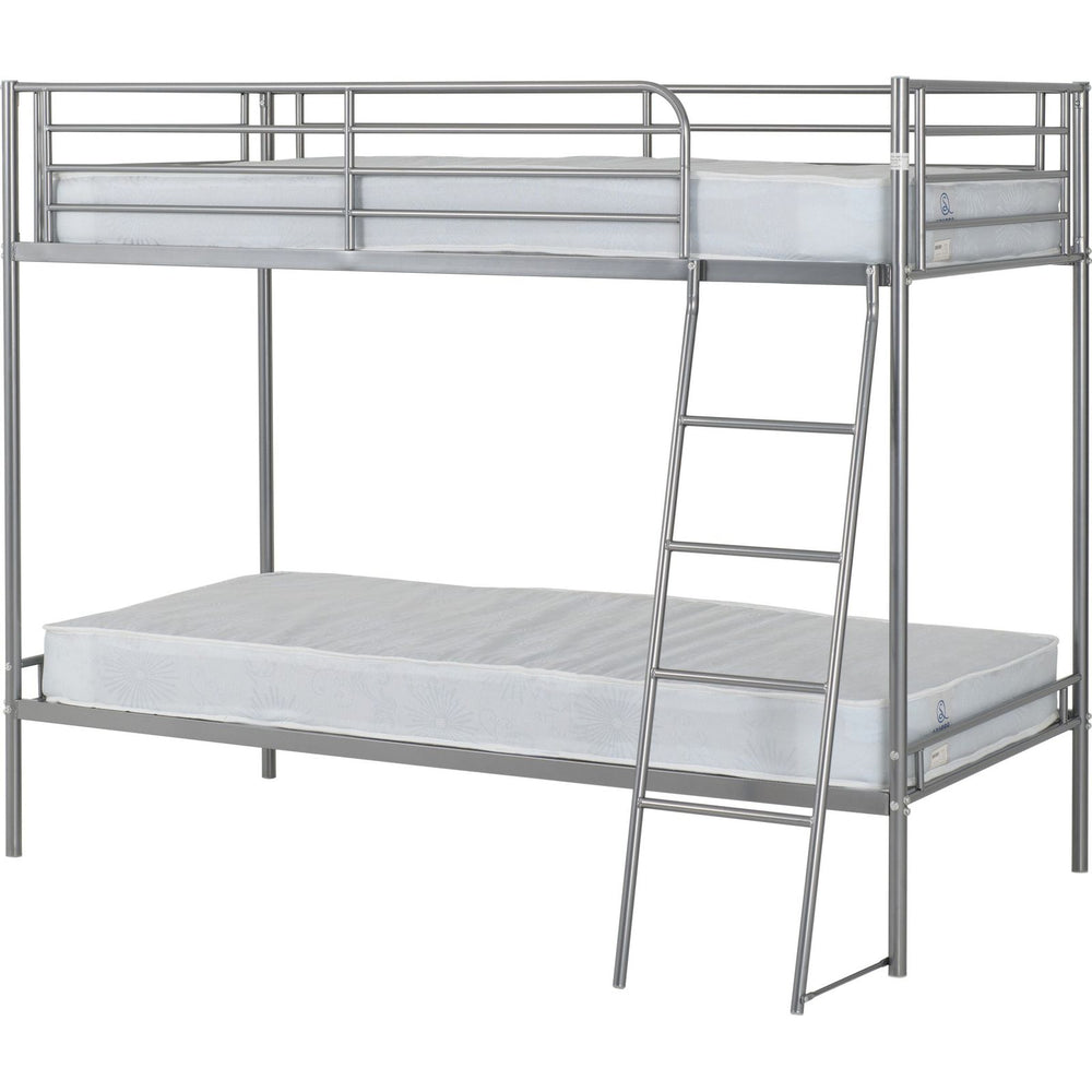 Brandon 3' Bunk Bed - SILVER
