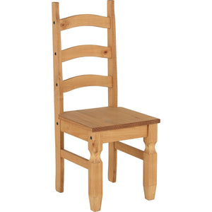 Corona Chair (Box of 2) - DISTRESSED WAXED PINE
