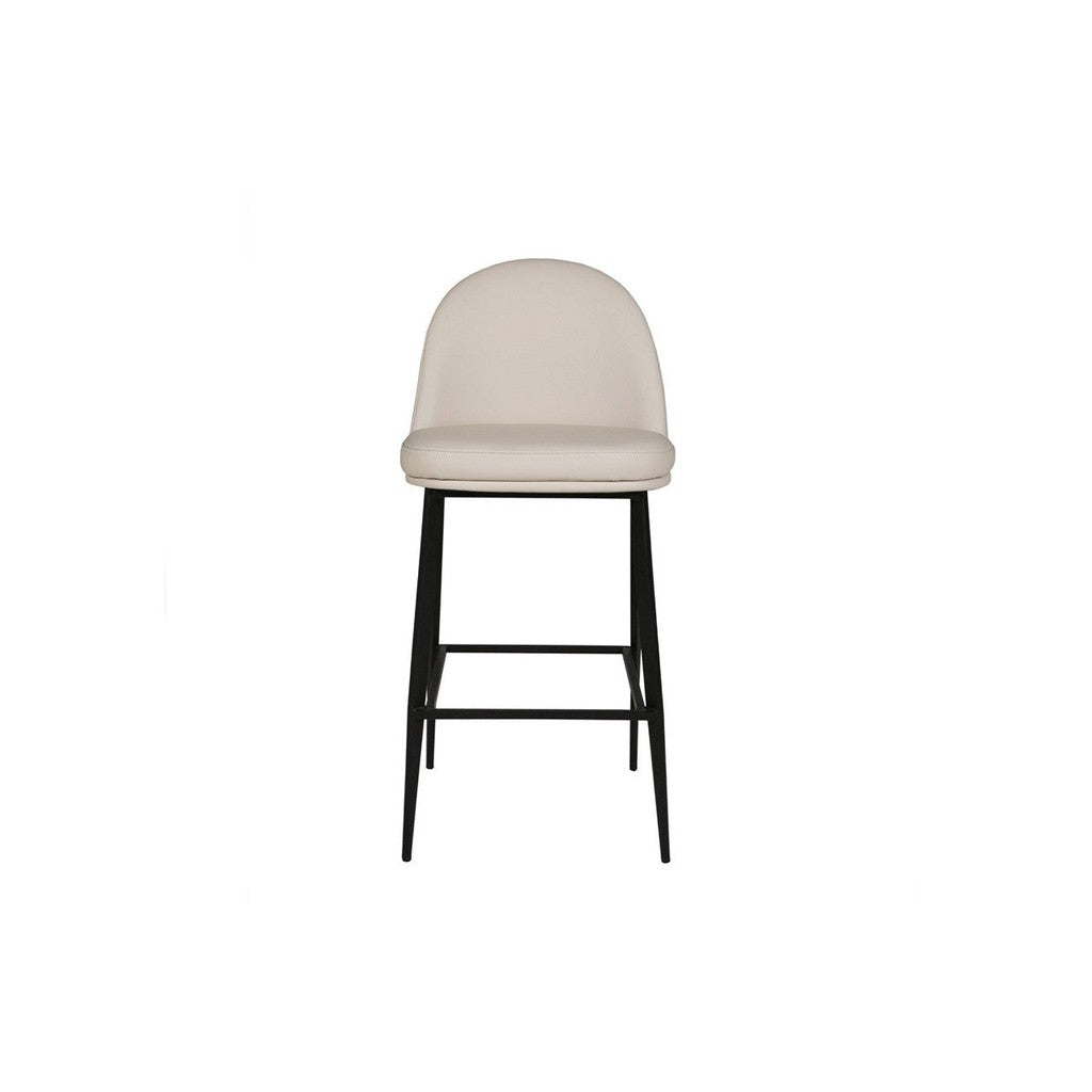 Valent Bar Stool - Leather-Furniture-Vida-Grey-Levines Furniture