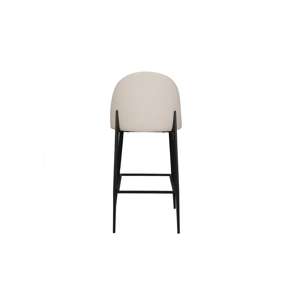 Valent Bar Stool - Leather-Furniture-Vida-Grey-Levines Furniture