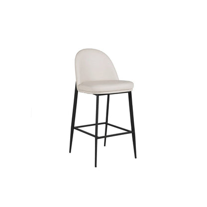 Valent Bar Stool - Leather-Furniture-Vida-Taupe-Levines Furniture