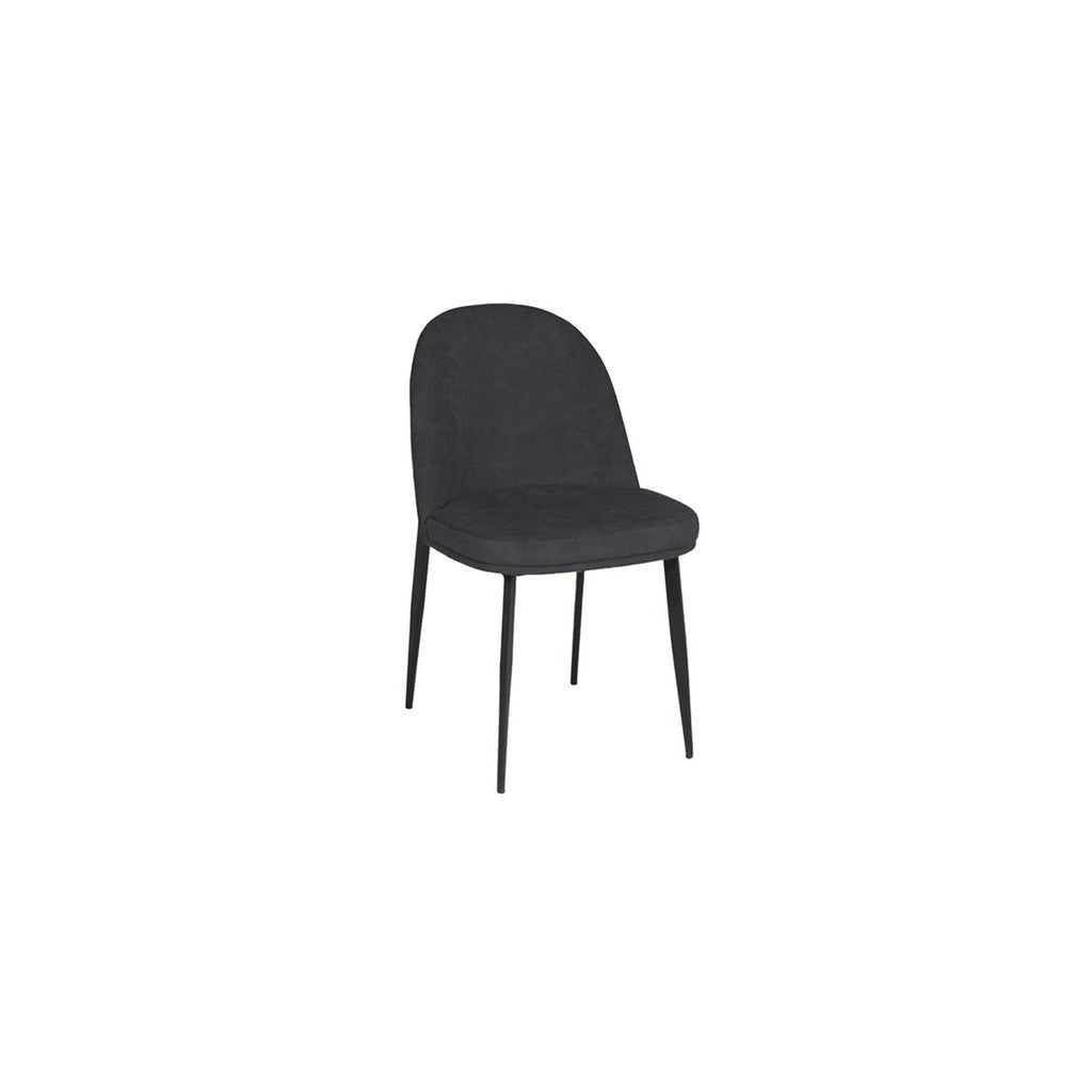 Valent Dining Chair-Furniture-Vida-Dark Grey-Levines Furniture