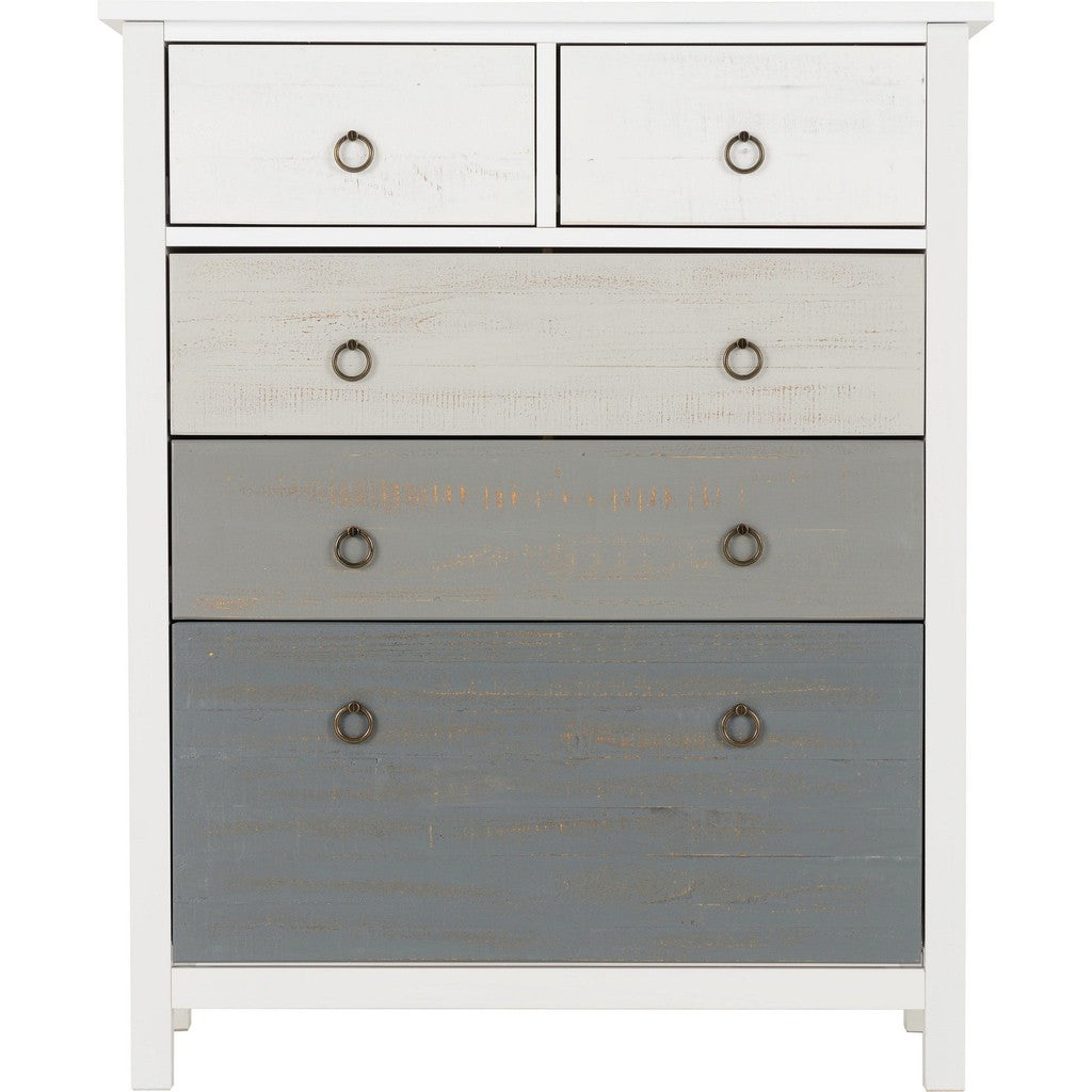 Vermont 3 + 2 Drawer Chest-Furniture-Seconique-Levines Furniture