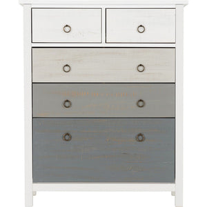 Vermont 3 + 2 Drawer Chest-Furniture-Seconique-Levines Furniture