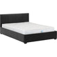 Waverley Storage Bed-Furniture-Seconique-Small Double-Black Faux Leather-Levines Furniture