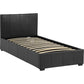 Waverley Storage Bed-Furniture-Seconique-Single-Black Faux Leather-Levines Furniture