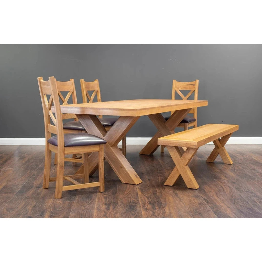 X-Range Dining Chair-Furniture-Honey B-Wooden-Light Oak-Levines Furniture