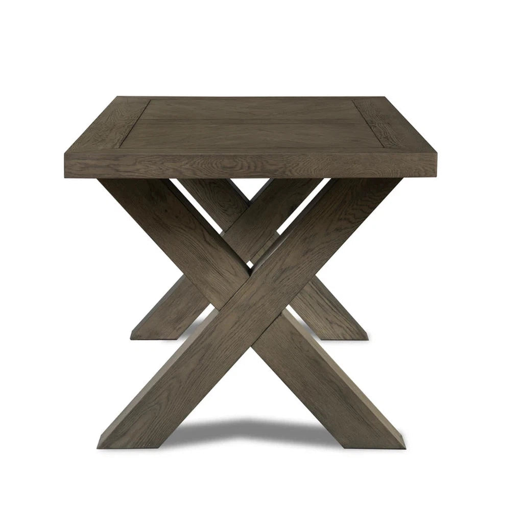 X-Range Dining Table-Furniture-Honey B-1.5m-Dark Oak-Levines Furniture