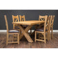 X-Range Dining Table-Furniture-Honey B-1.8m-Light Oak-Levines Furniture