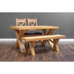 X-Range Dining Table-Furniture-Honey B-1.5m-Light Oak-Levines Furniture