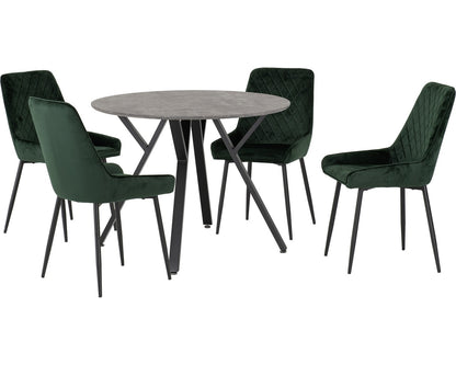 athens-round-dining-set-avery-chairs - 2