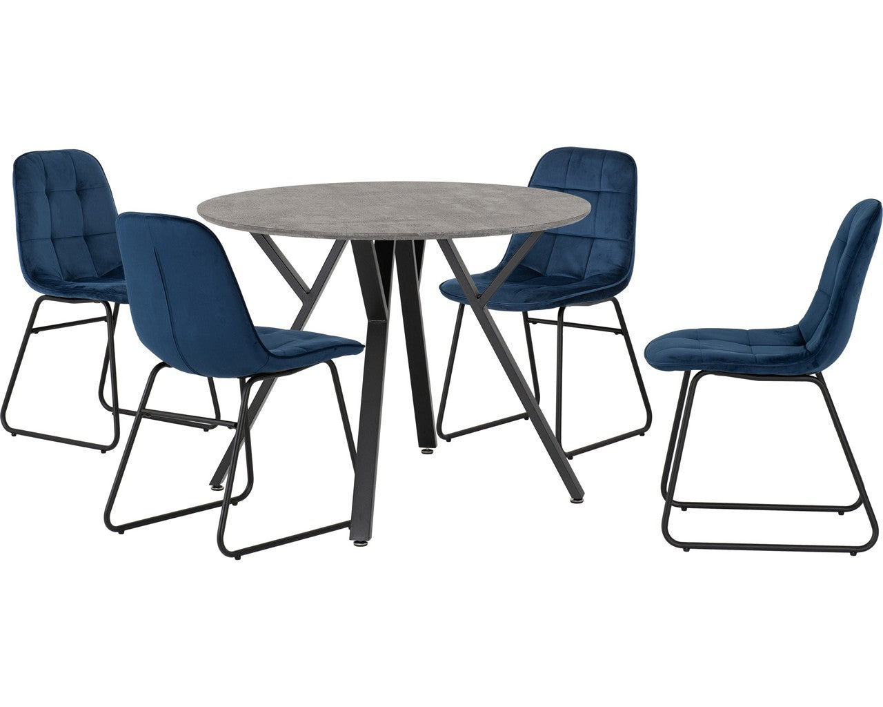 athens-round-dining-set-lukas-chairs - 3