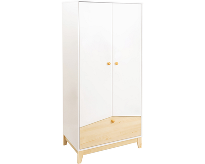 cody-2-door-1-drawer-wardrobe - 1