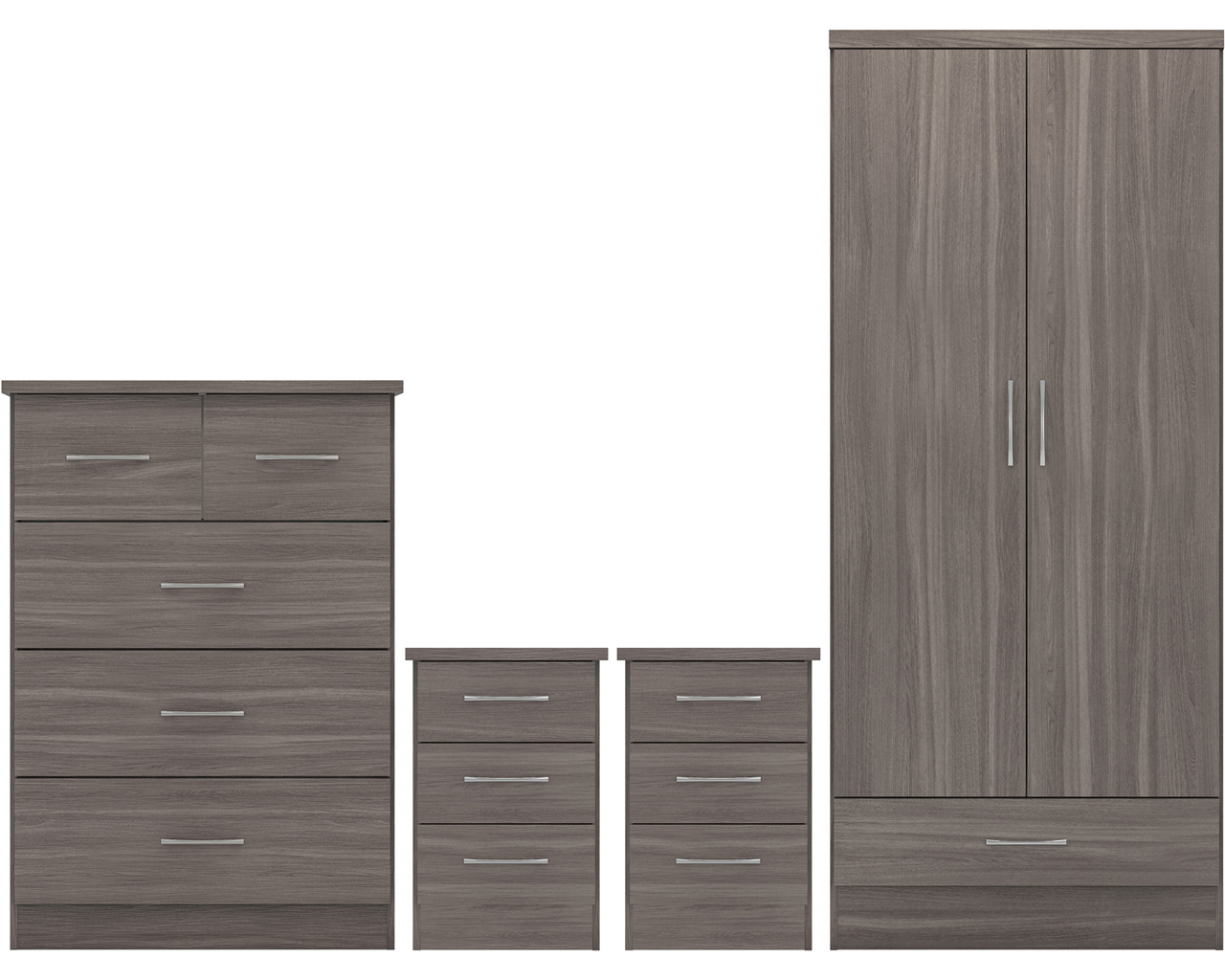 nevada-2-door-1-drawer-wardrobe-bedroom-set - 3