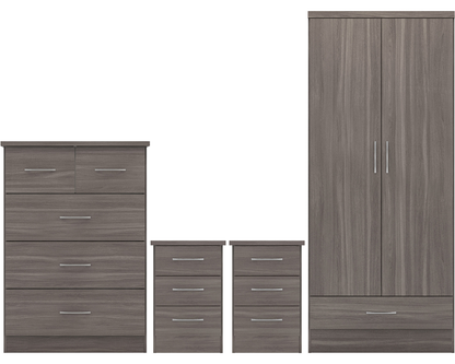 nevada-2-door-1-drawer-wardrobe-bedroom-set - 3