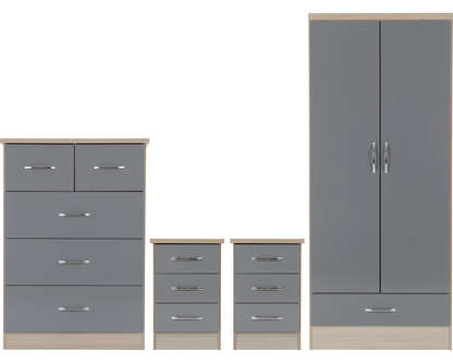 nevada-2-door-1-drawer-wardrobe-bedroom-set - 6