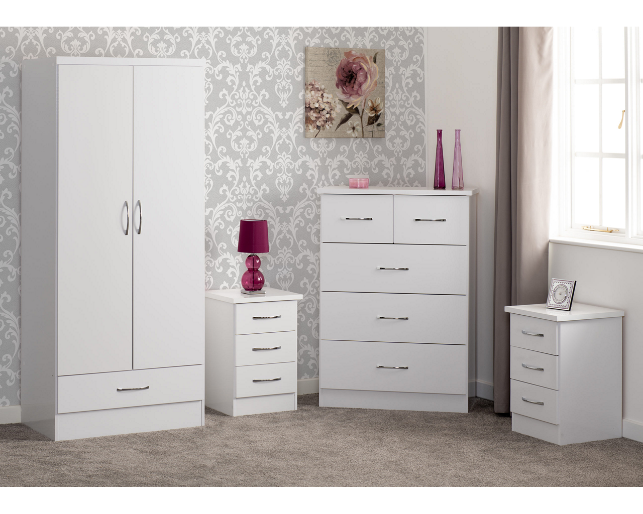 nevada-2-door-1-drawer-wardrobe-bedroom-set - 10