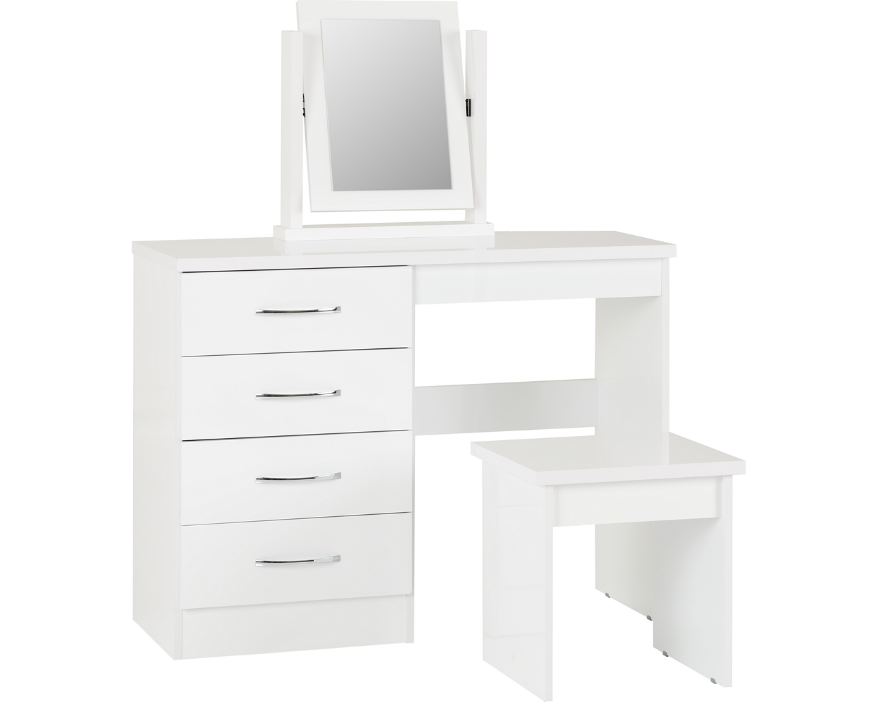 nevada-4-drawer-dressing-table-set - 1
